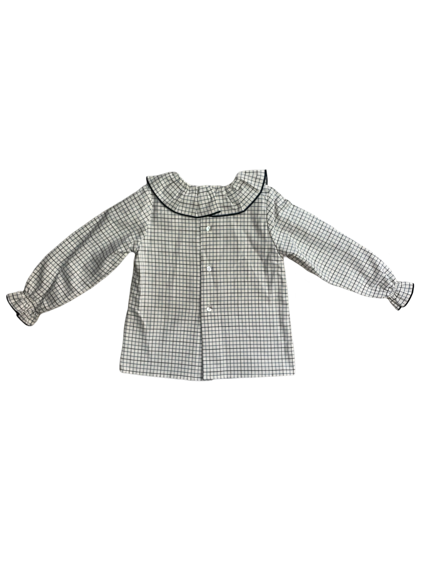 Ancar - Navy Long Sleeve Girl Shirt