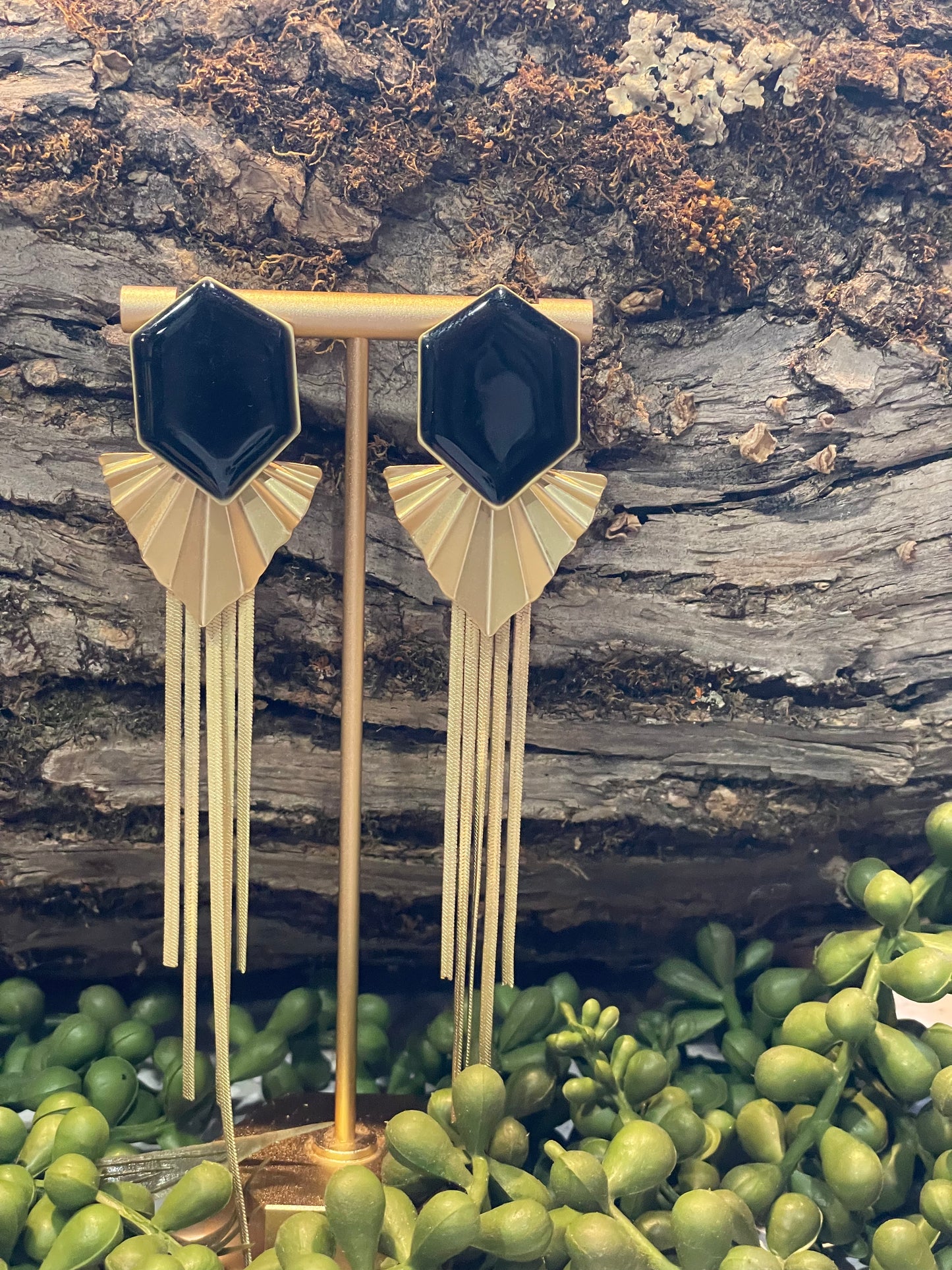 Casquitos - "Saturday Night" Earrings Black