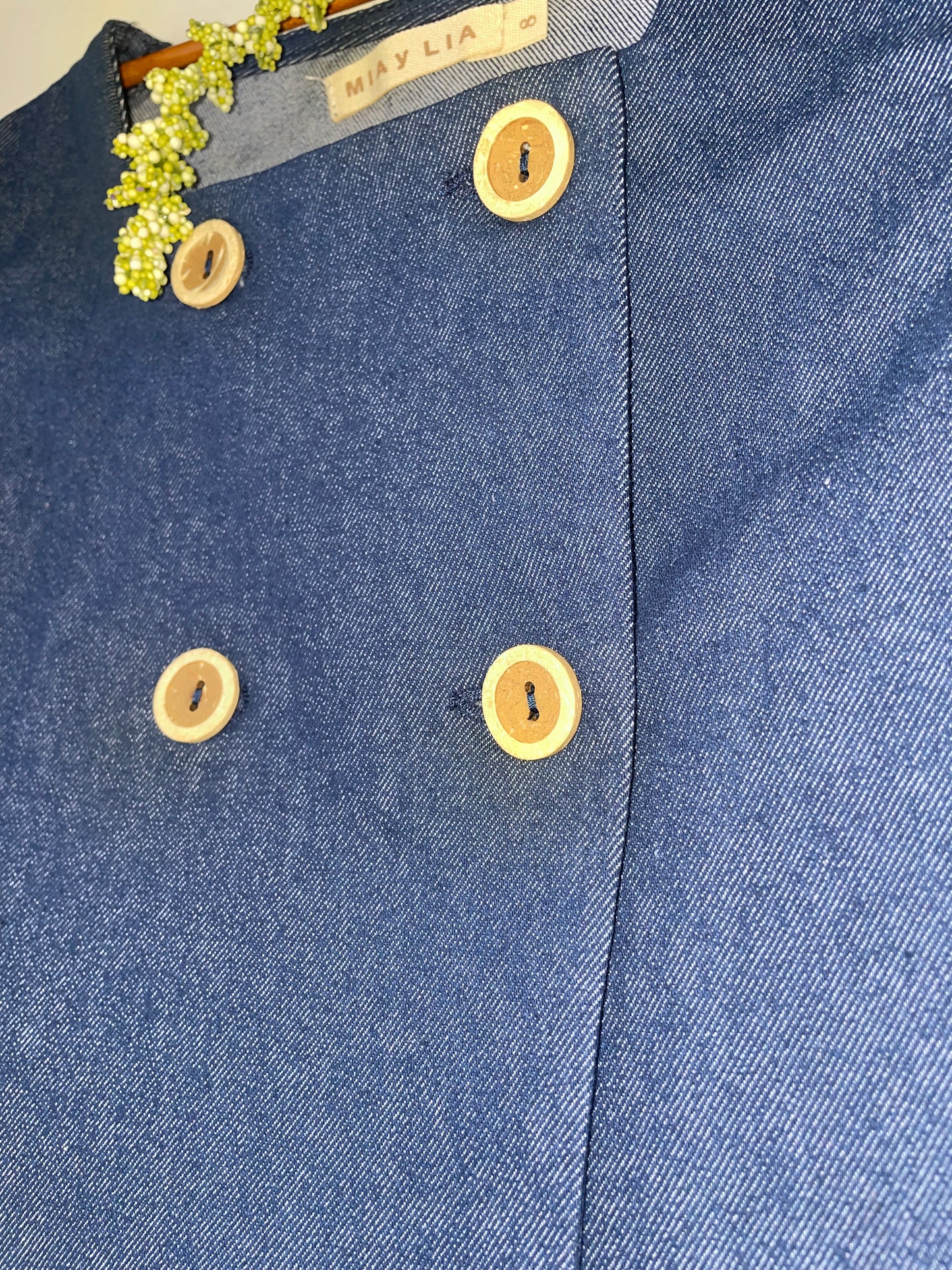 Mia Y Lia - Denim button vest