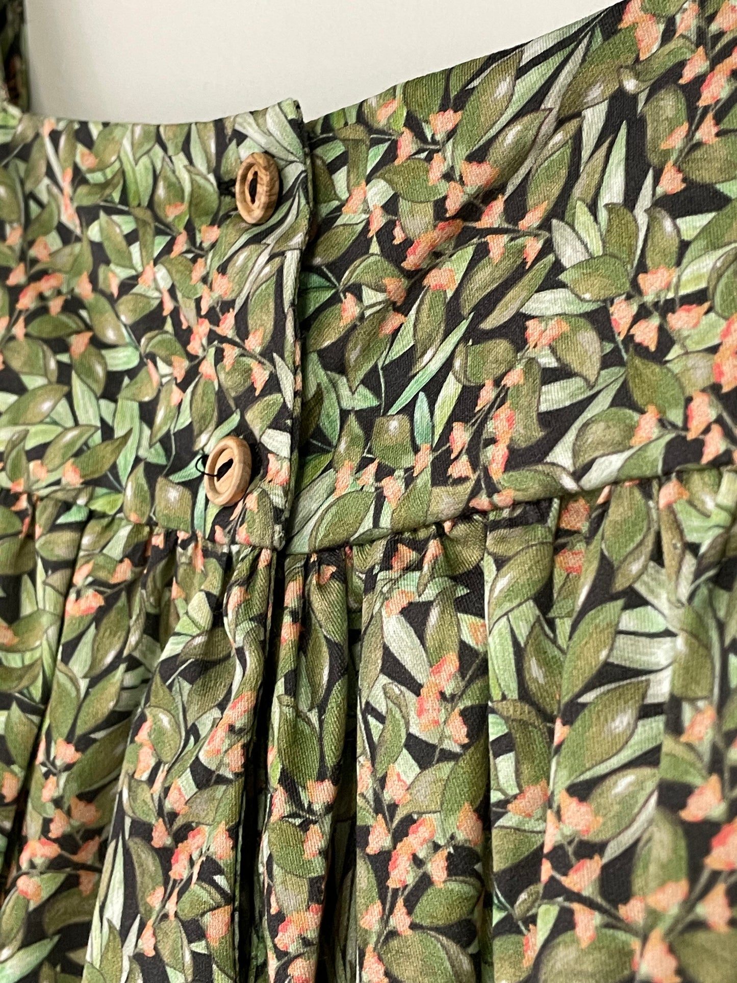 Mia Y Lia - Green Floral cotton Dress