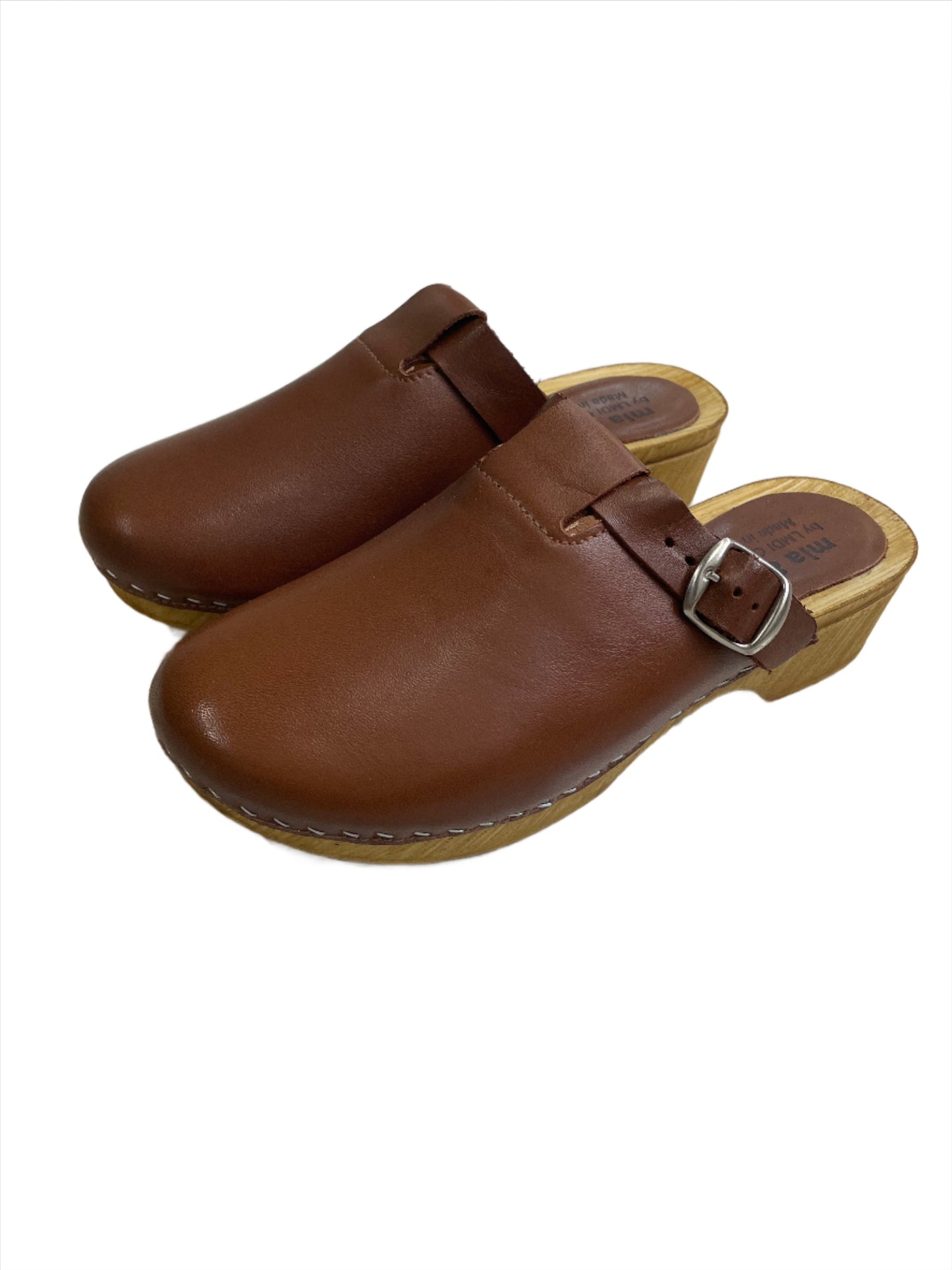 Mia y Lia SS'2 - Wood Brown Clogs