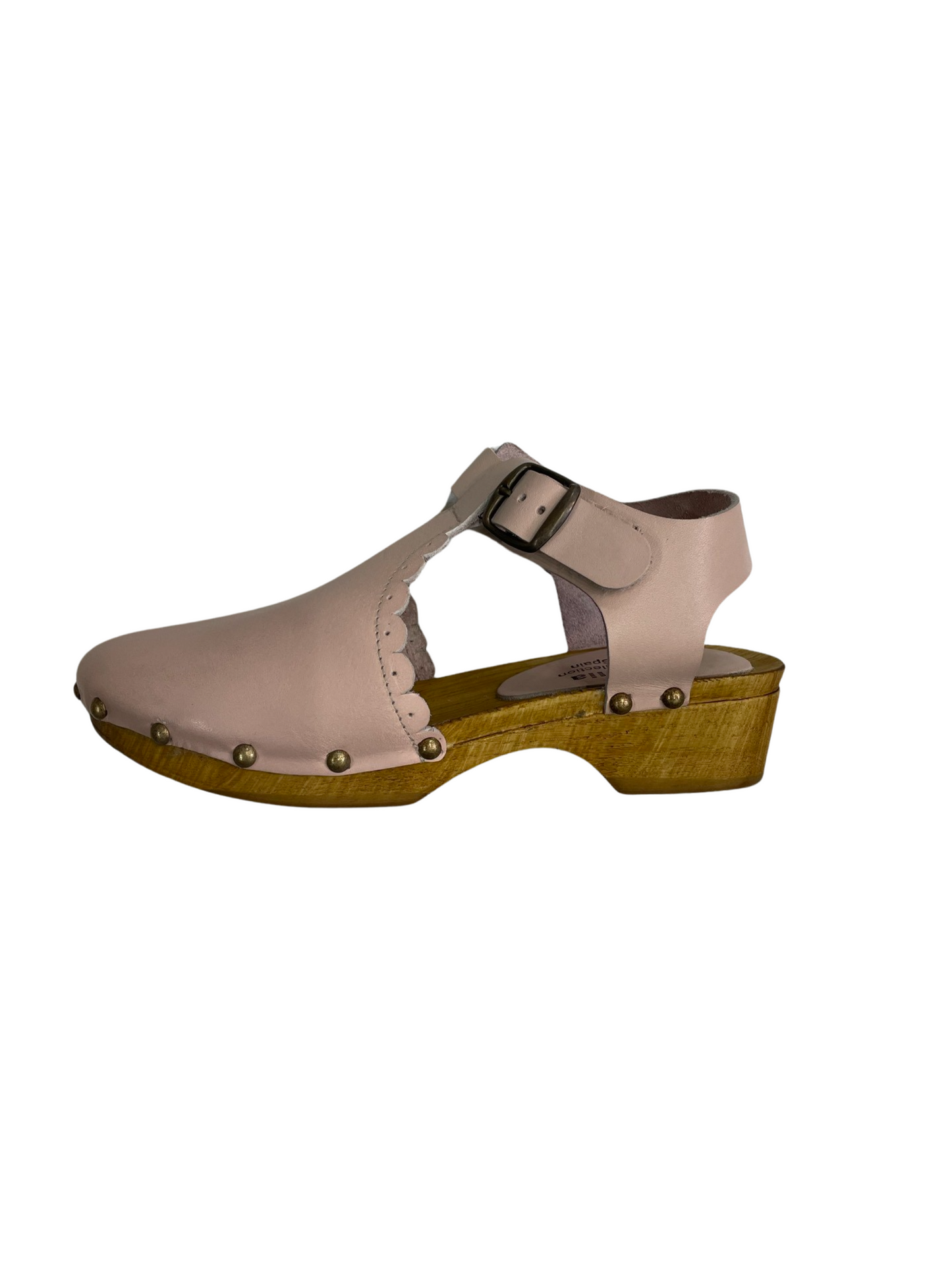 Mia y Lia SS'25 - Wood Mary Jane Clogs