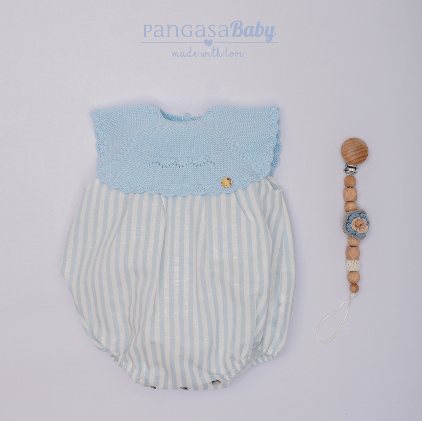 PANGASA SS - Baby Boy Striped romper