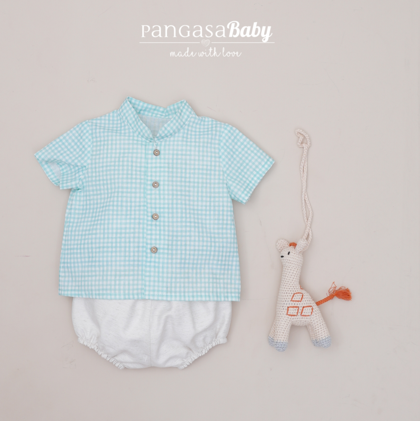 PANGASA SS - Baby Boy Gingham set