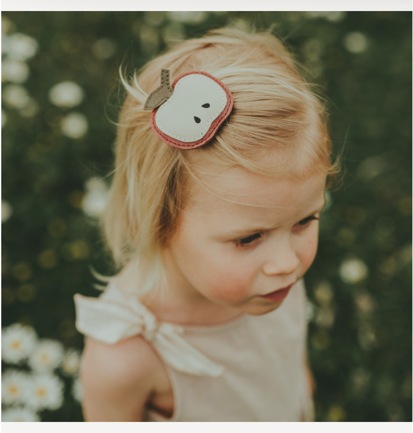 Donsje SS'25- Nanoe Fruit Hairclip | Apple