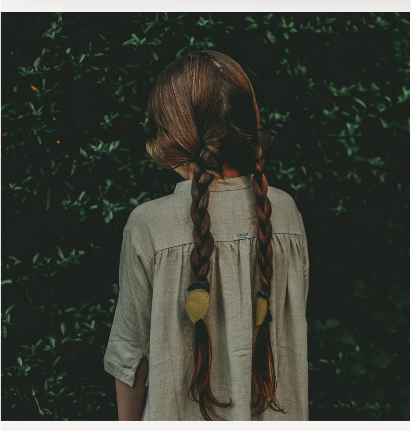Donsje SS'25- Nanoe Fruit Hair Tie | Lemon