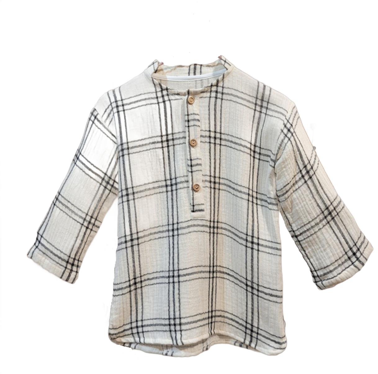 Mia Y Lia - Plaid long sleeve boy shirt