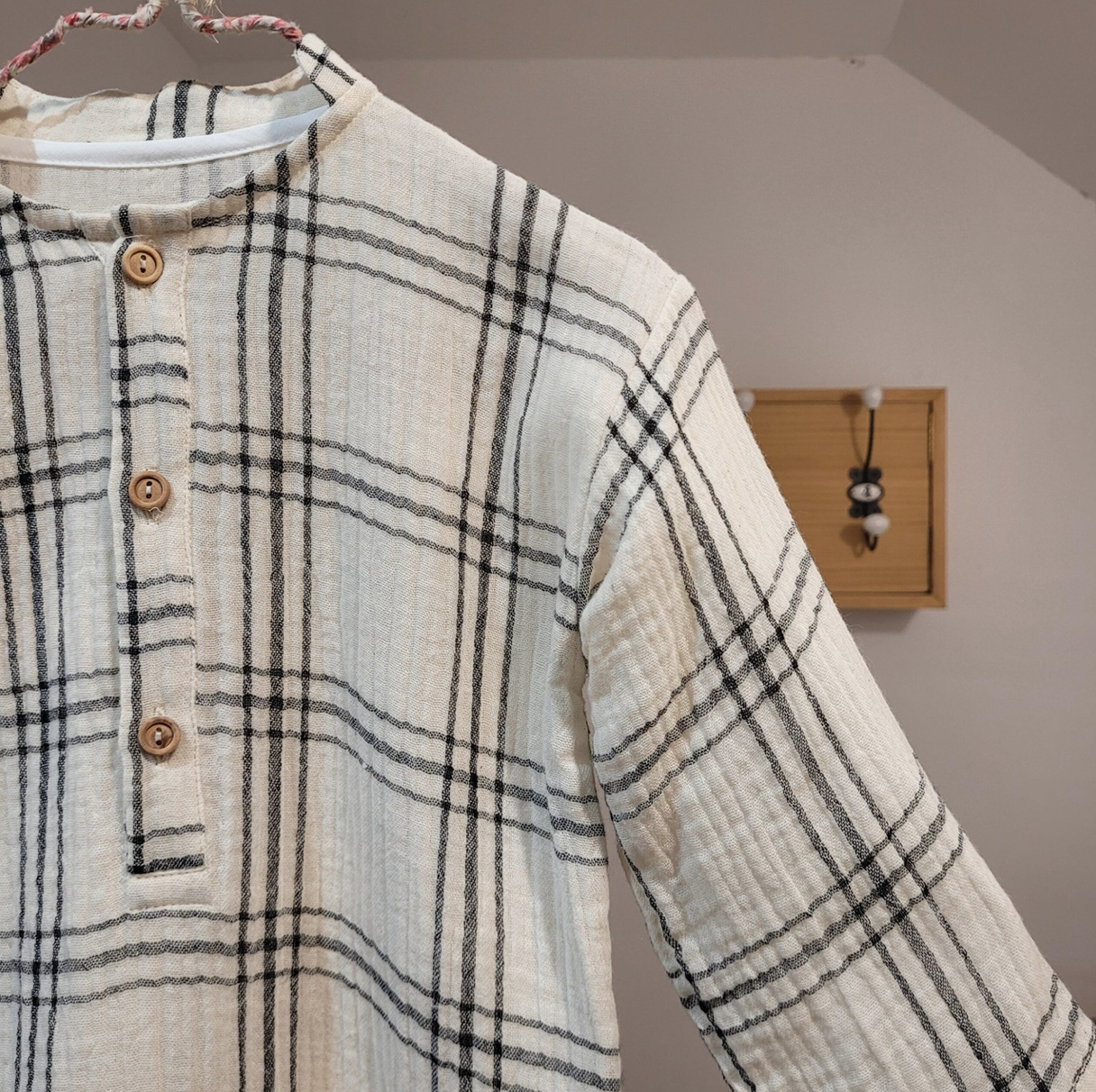 Mia Y Lia - Plaid long sleeve boy shirt