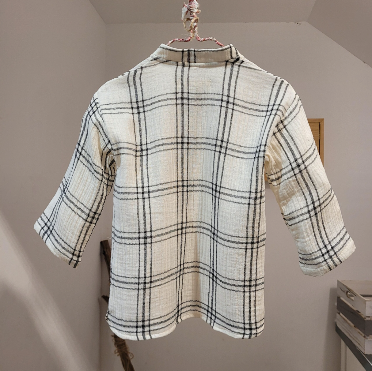 Mia Y Lia - Plaid long sleeve boy shirt