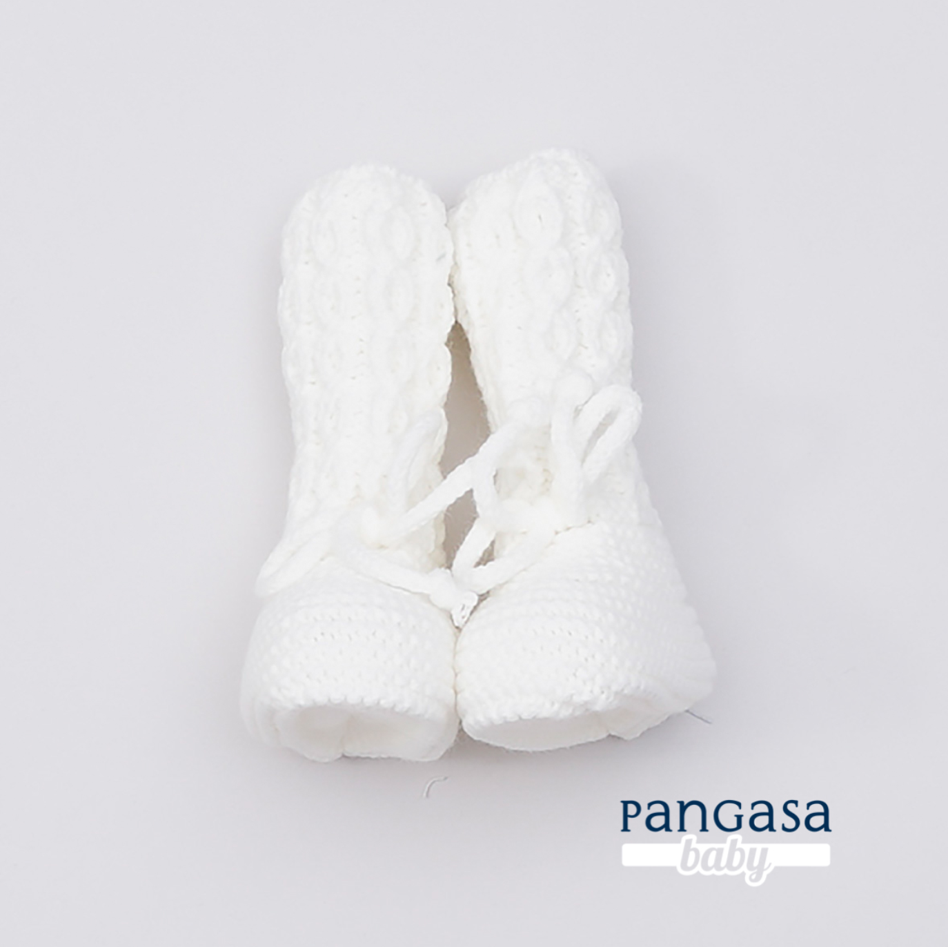 Pangasa - Luxurious Knitted Booties (ivory)
