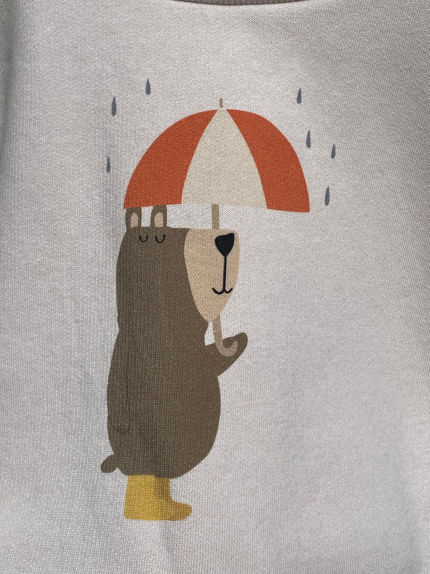 Mia Y Lia -Toddler Bear in the Rain Sweatshirt