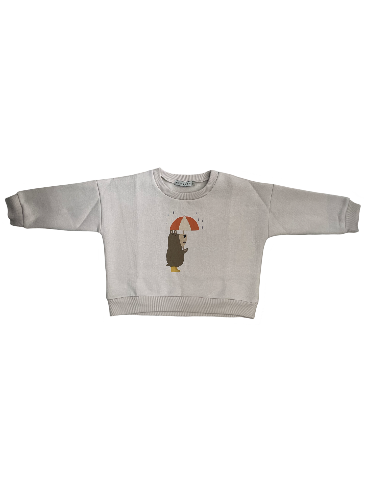 Mia Y Lia -Toddler Bear in the Rain Sweatshirt