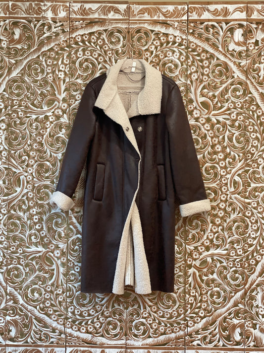 Shearling  Aviator Coat