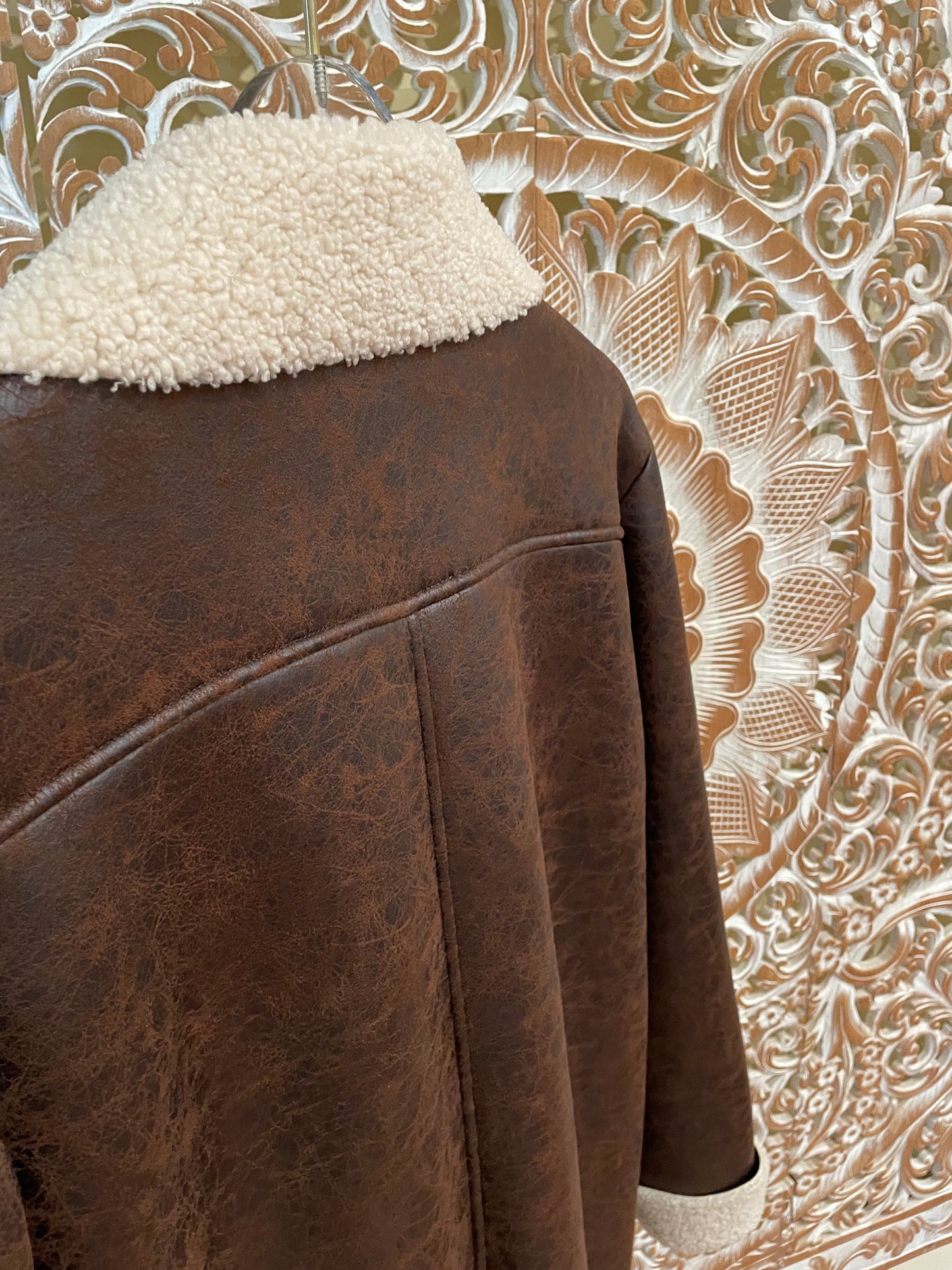 Shearling  Aviator Coat