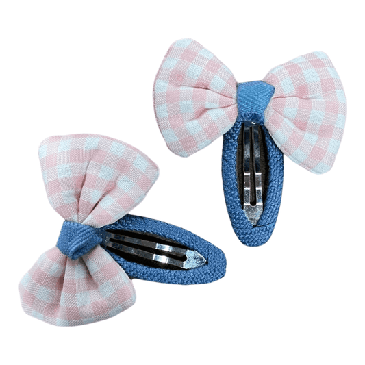 Hair Clip  Pink & Blue