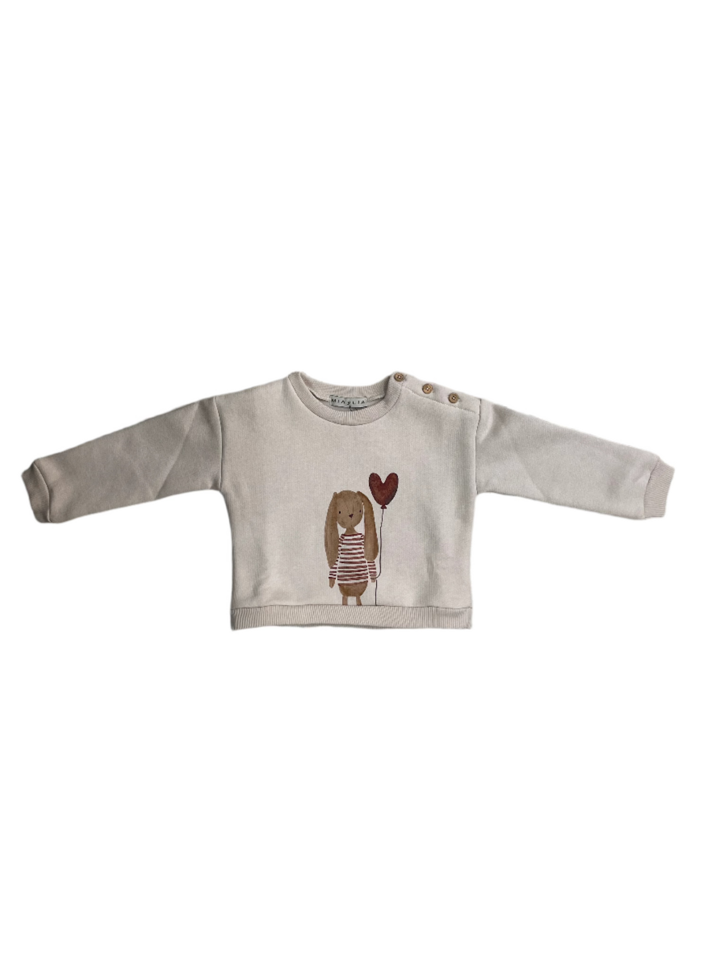 Mia Y Lia -Toddler Bunny in the Rain Sweatshirt