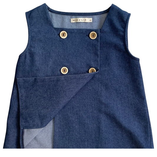 Mia Y Lia  - Denim button vest