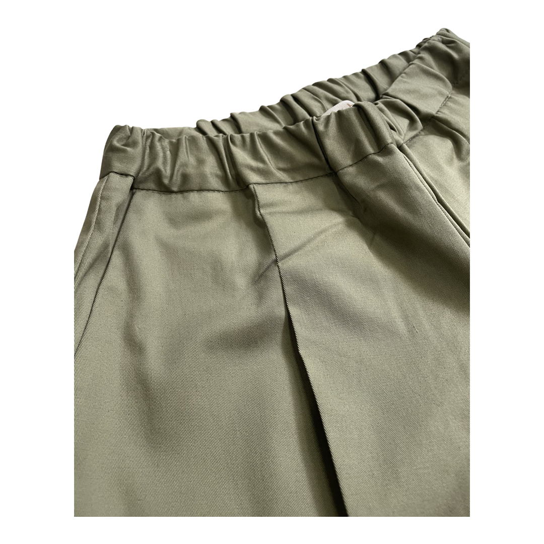 Mia Y Lia  - Khaki pleated capri pants