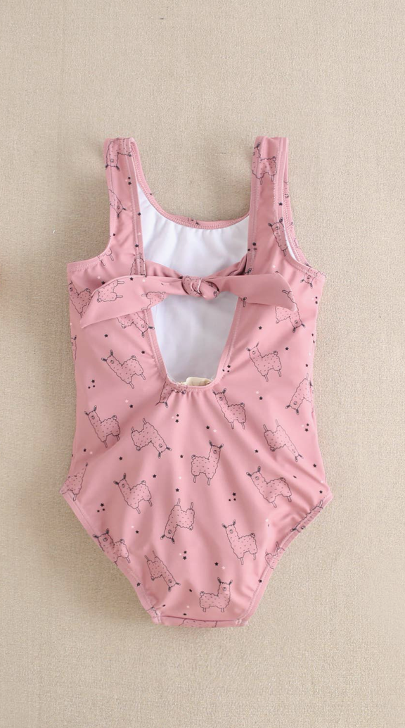 Dusty Pink Swimsuit For Girls