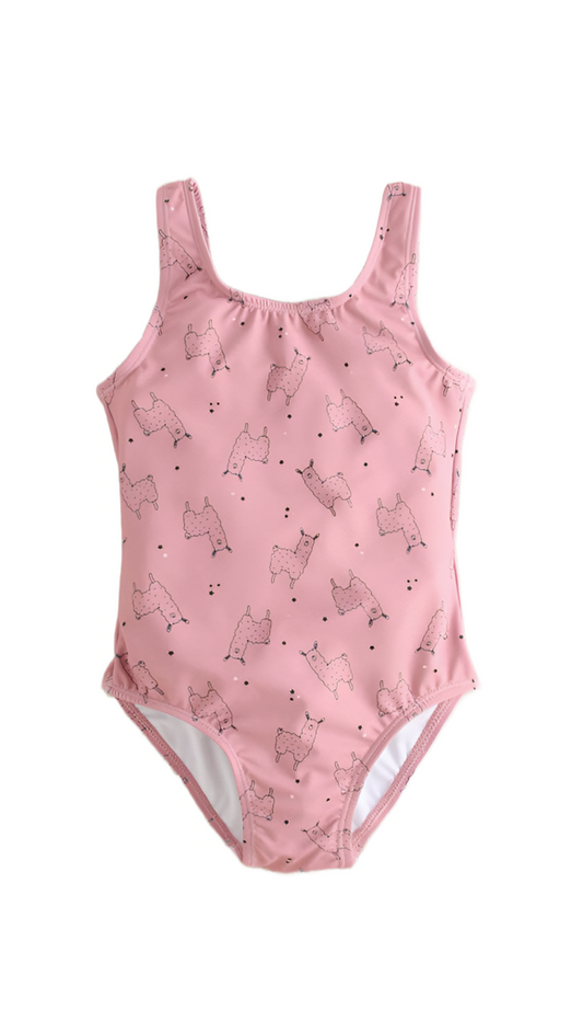 Dusty Pink Swimsuit For Girls