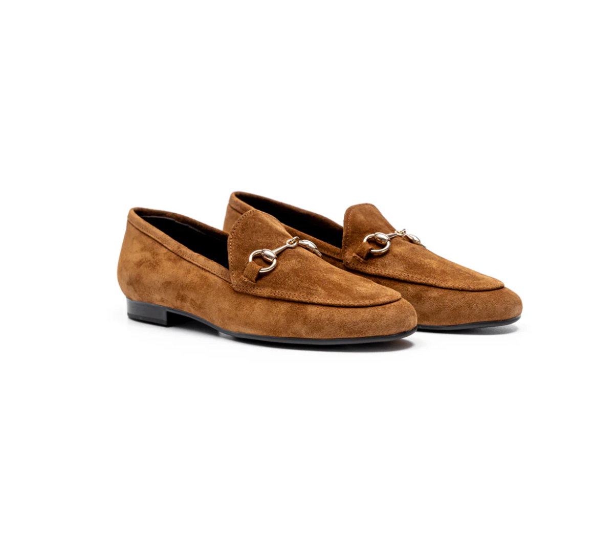 Menina Step - Toledo Chestnut Suede With Chain