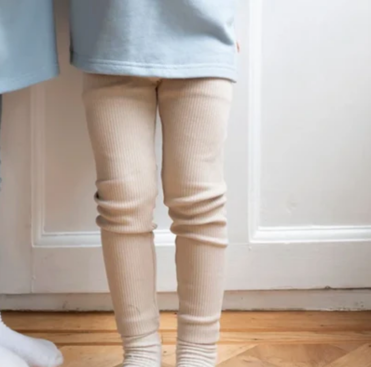 LPL - Ribbed Leggings - Light Beige