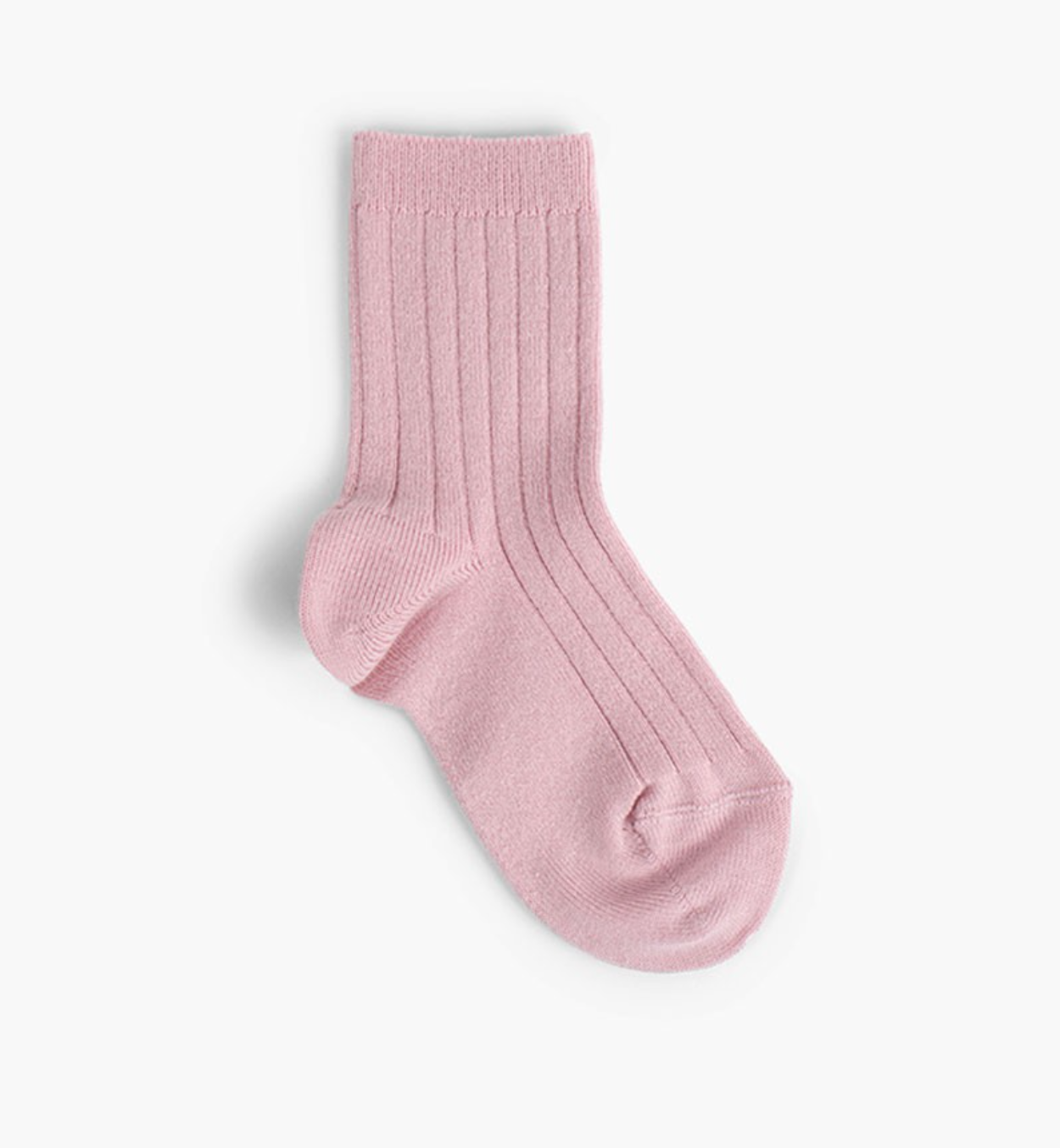 Ribbed cotton short socks