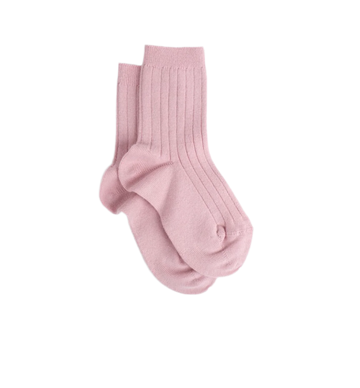 Ribbed cotton short socks