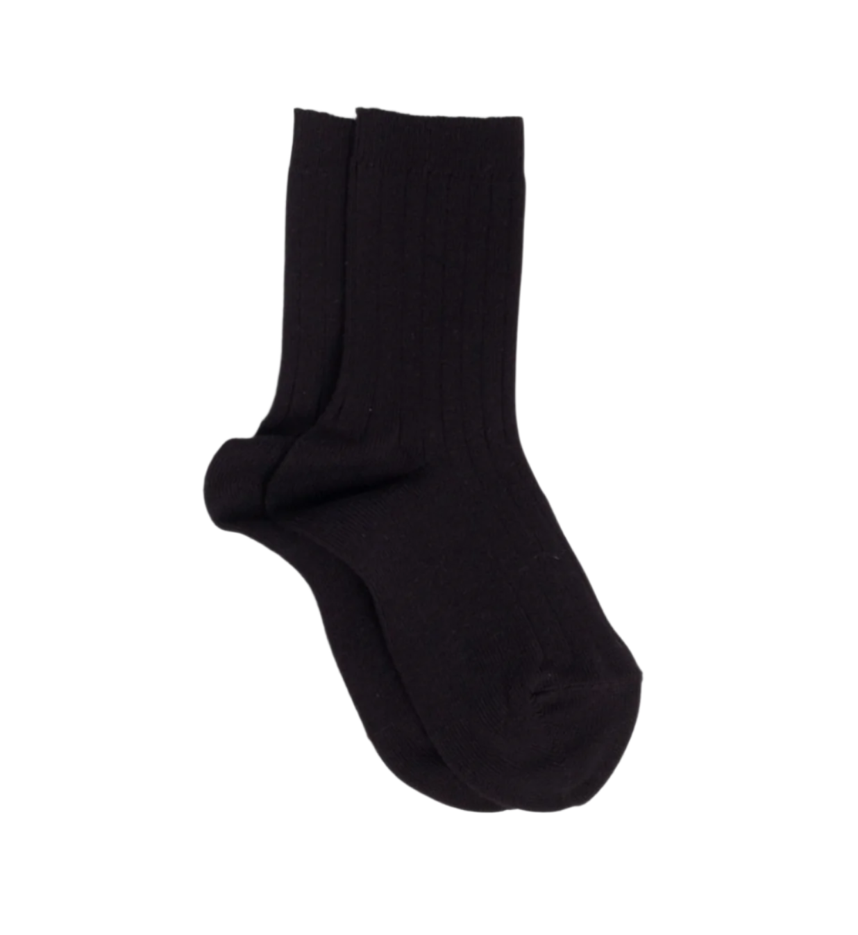 Ribbed cotton short socks