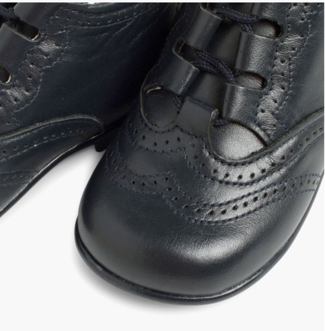 Leather Lace-Up Oxford BABY&TODDLER Booties