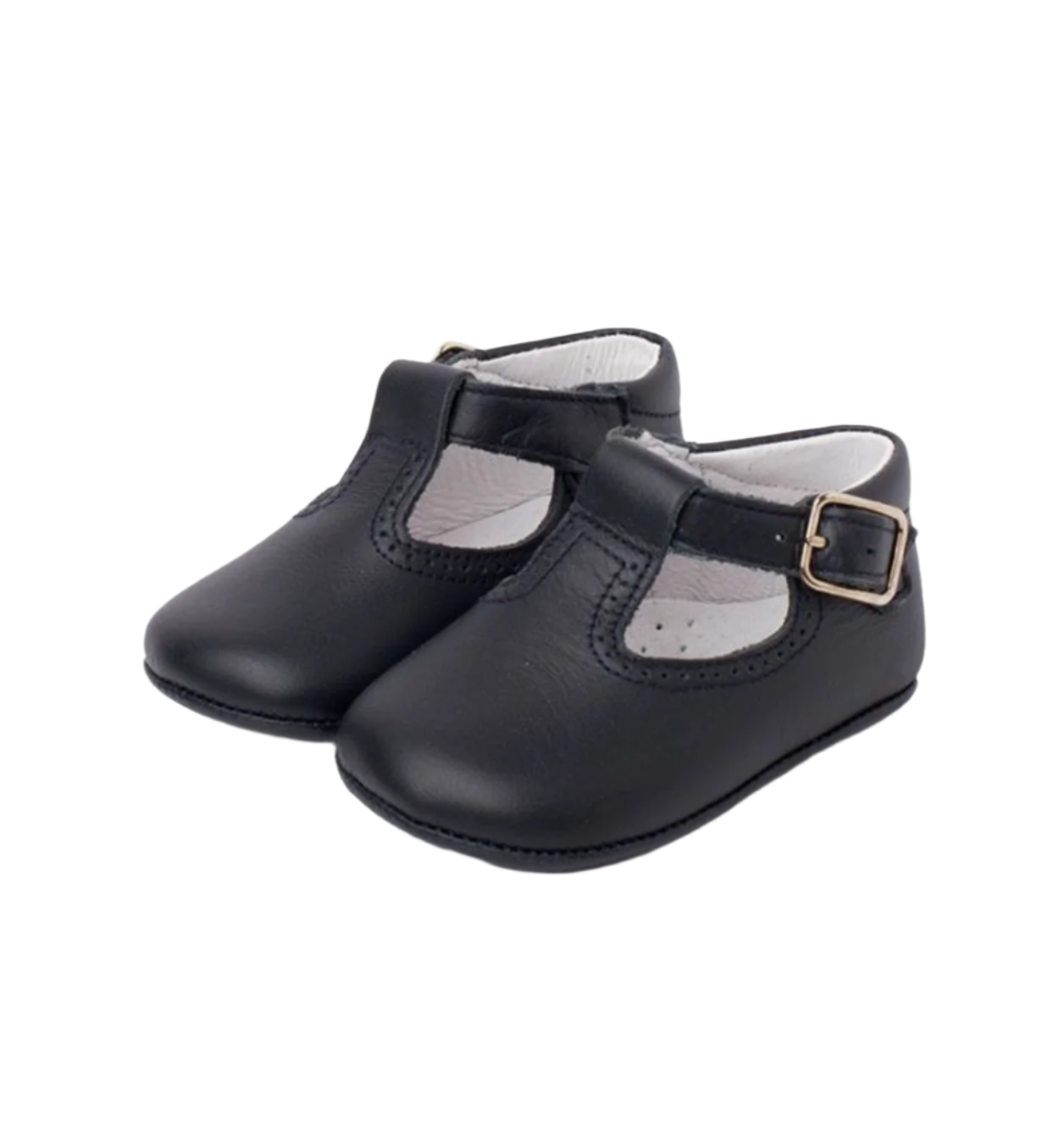 Soft Leather T-Bar Baby Shoes