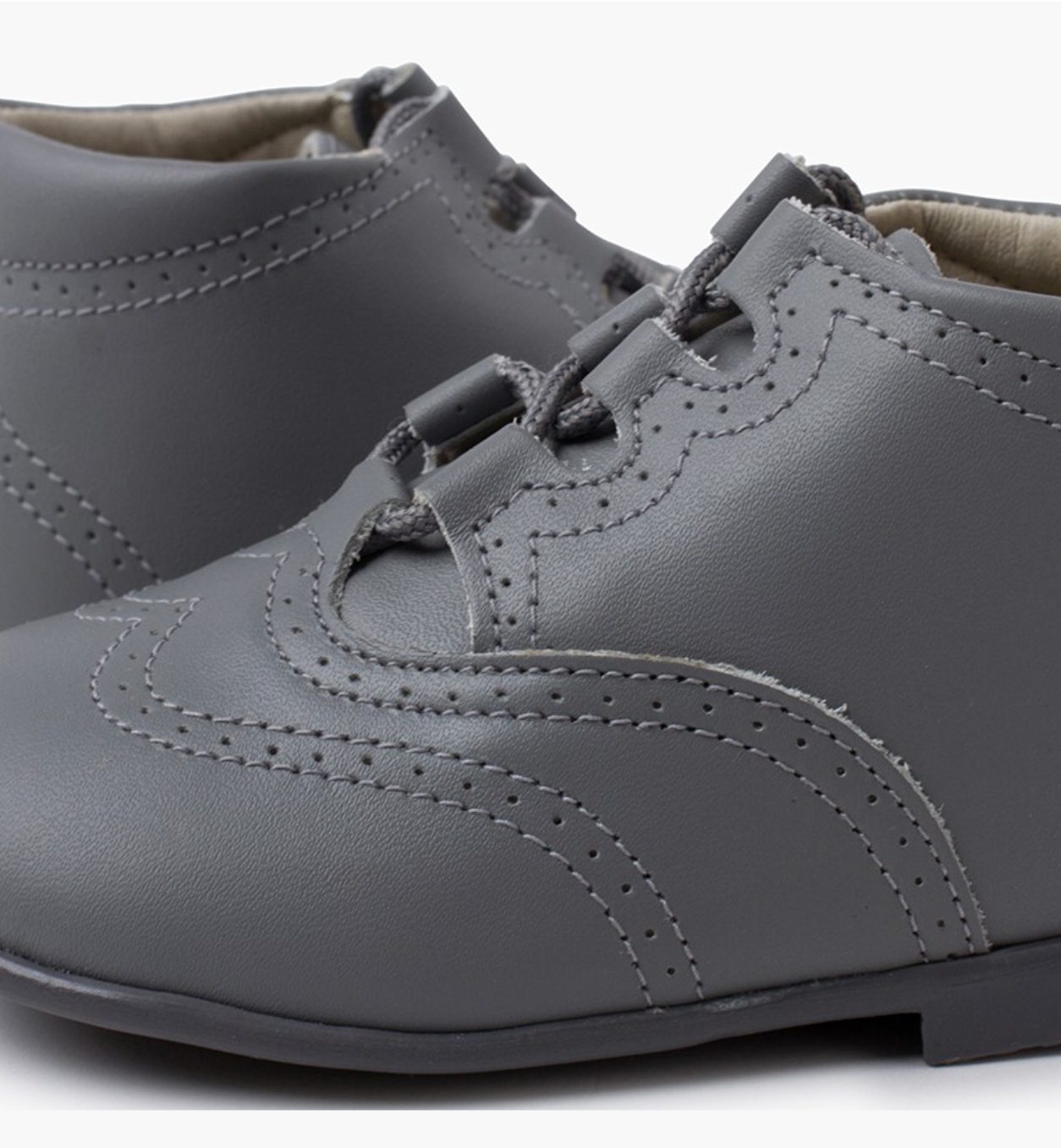 Leather Lace-Up Oxford BABY&TODDLER Booties