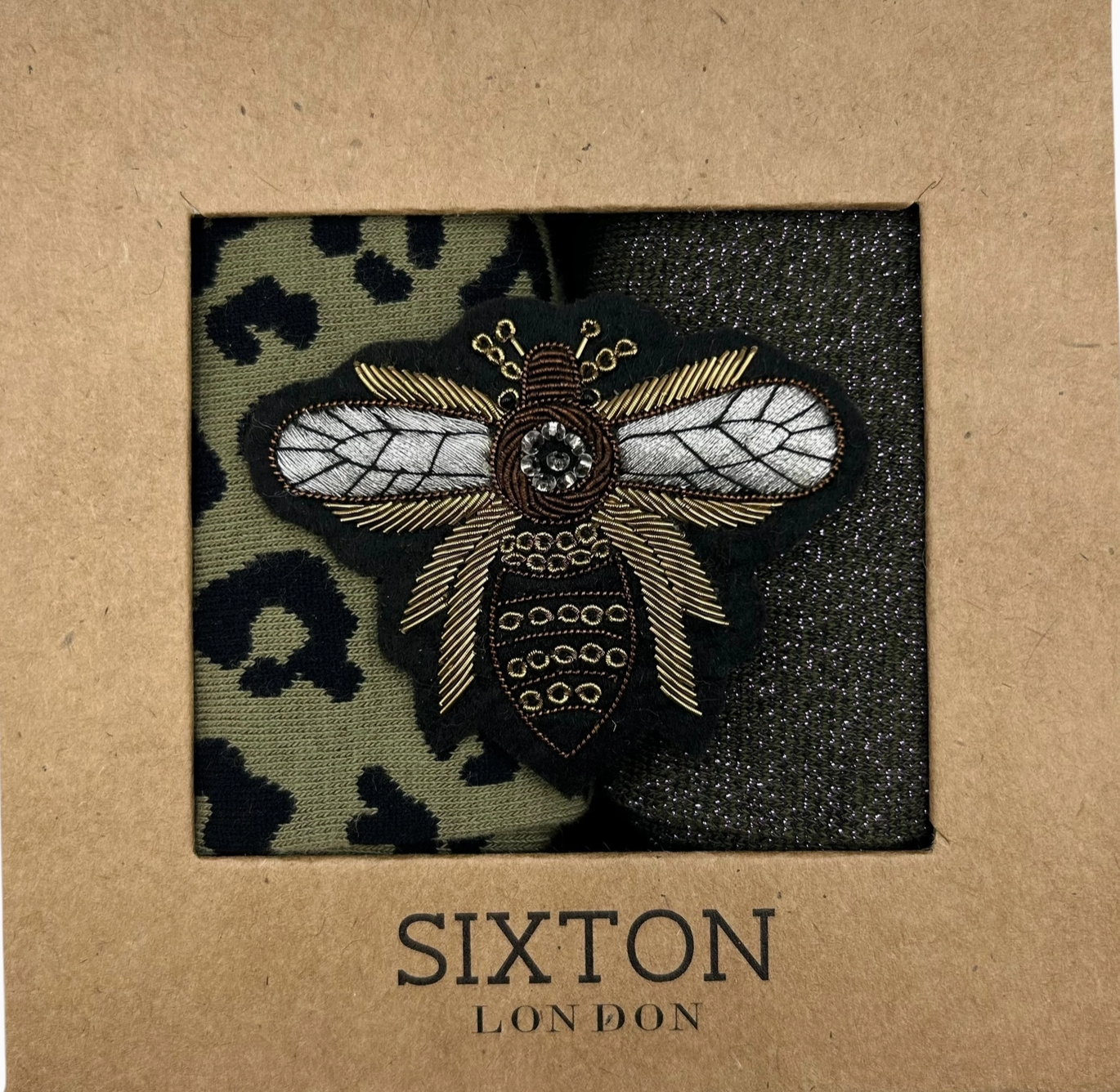 Sixton London - Ivy Leopard & Tokyo Sock Box Duo