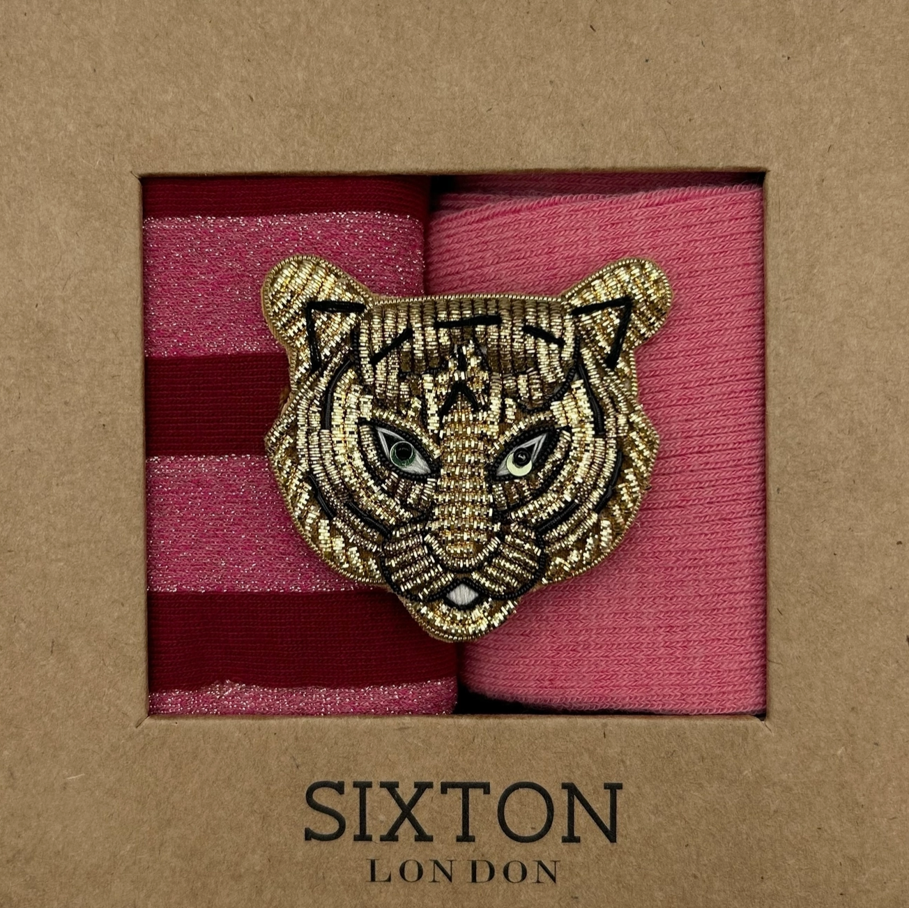 Sixton London - Red Berlin and Barcelona Sock Box Duo