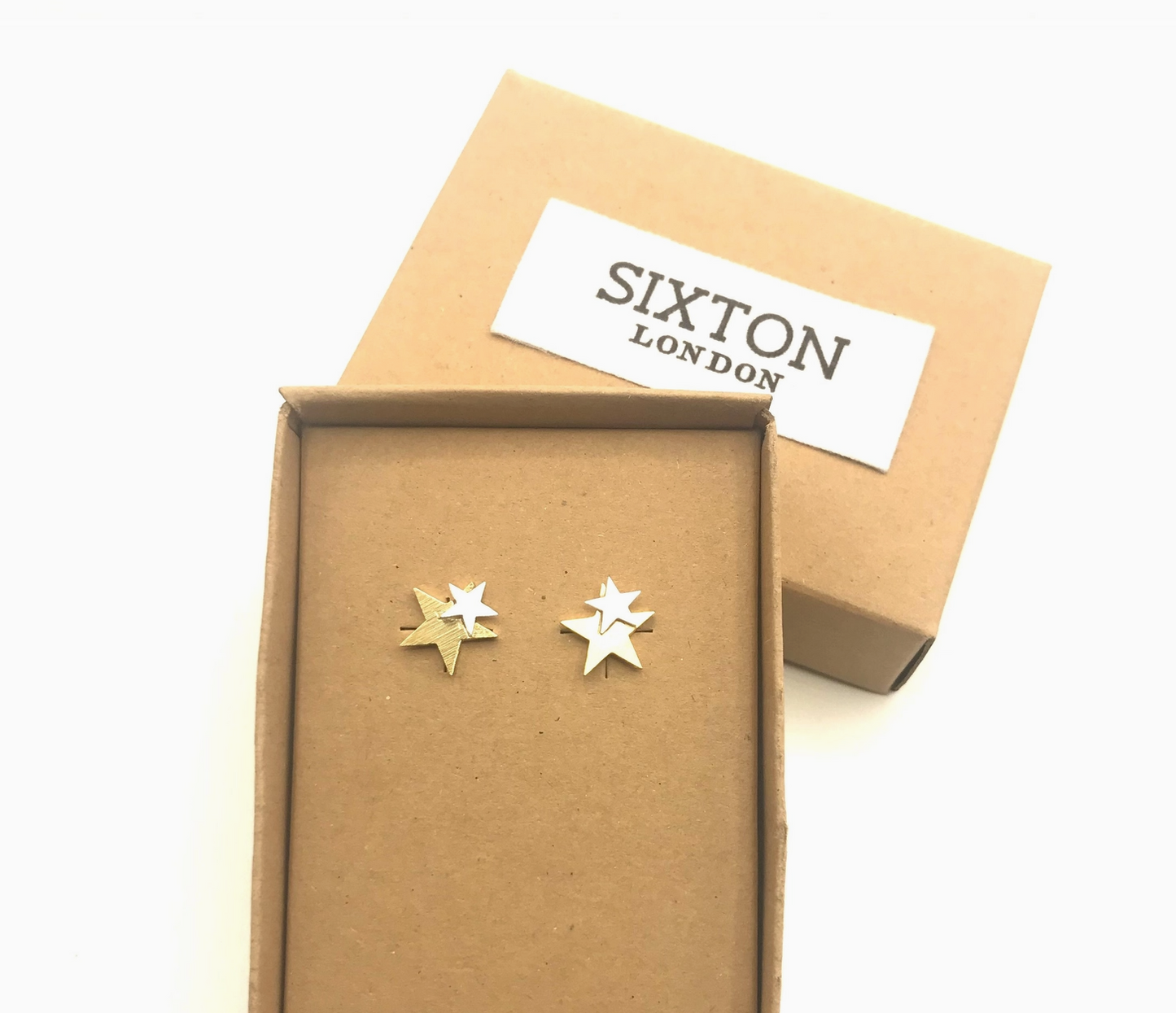 Sixton London - Core Range Star Earrings