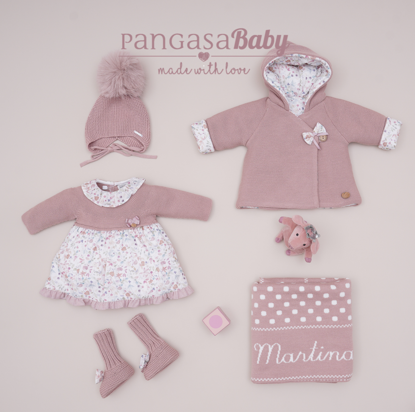 Pangasa - BABY GIRL CHERRY BLOSSOM Dress