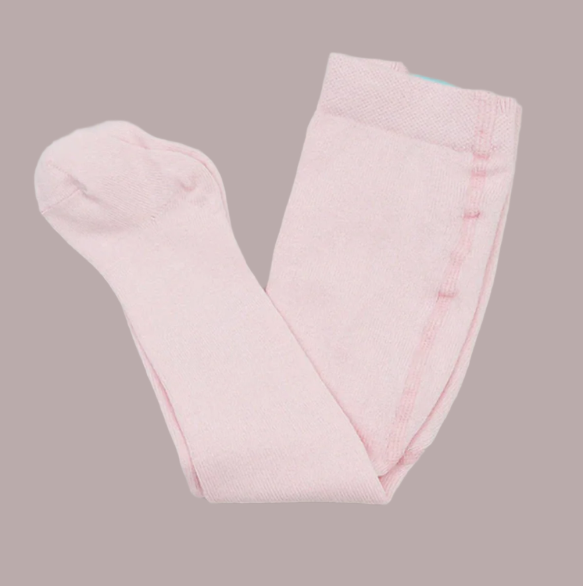 Pangasa - Baby Organic Cotton Tights Blue - Rosa Empolvado