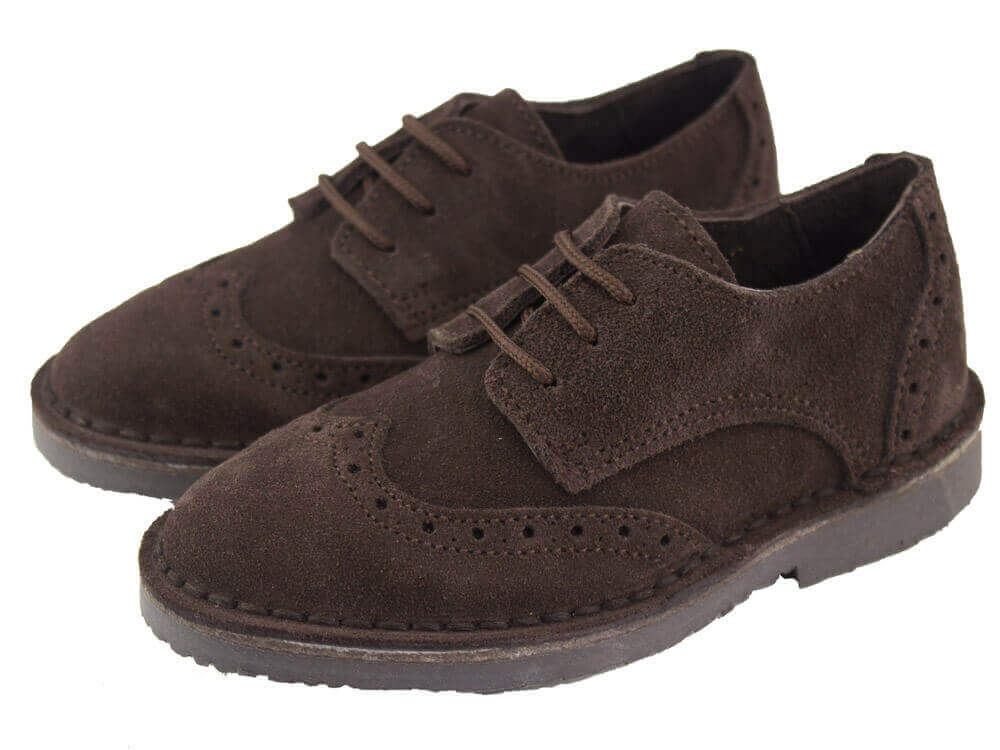 Mini Shoes Kids - Suede Oxfords