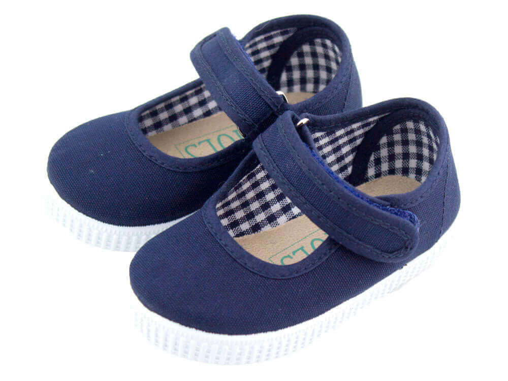 Mini Shoes Kids - Canvas Sneaker Mary Janes