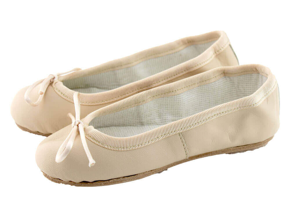 Mini Shoes Kids - Leather Ballet Flats