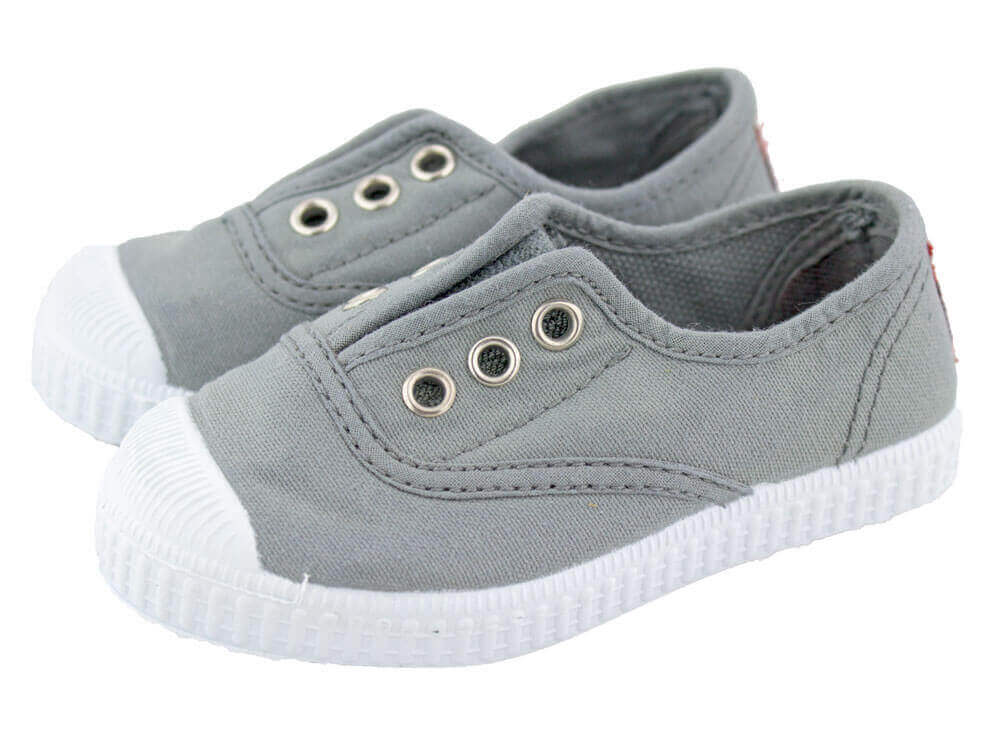 Cienta - Canvas Elastic Slip on Sneakers