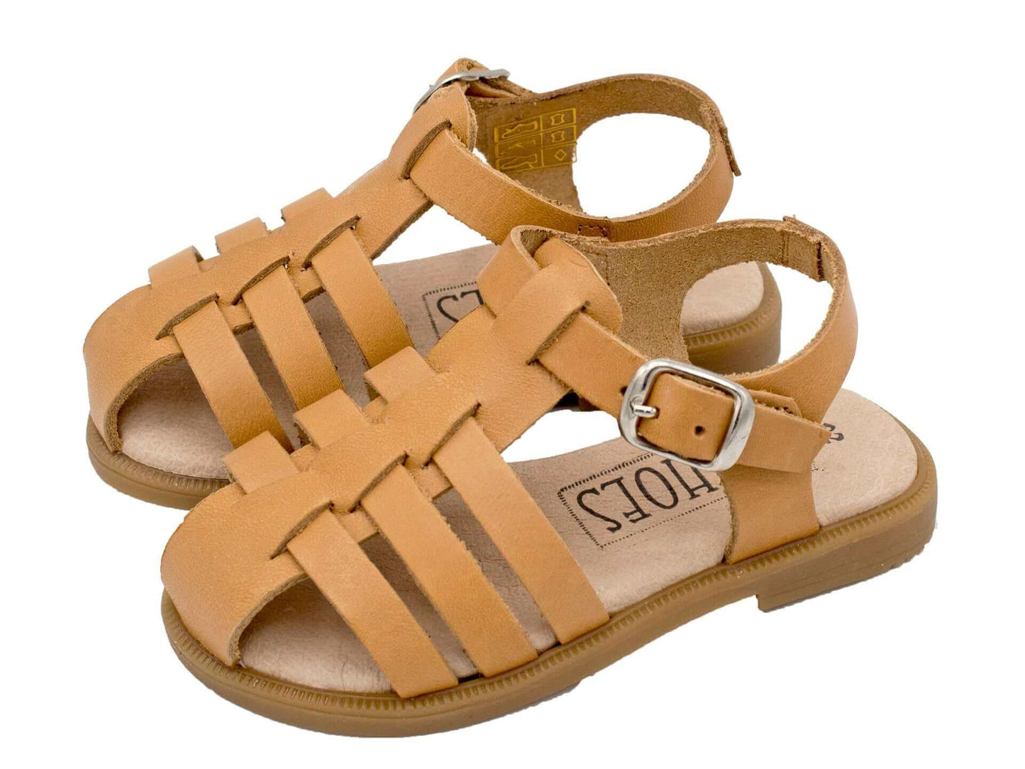 Mini Shoes Kids - Braided Leather Sandals