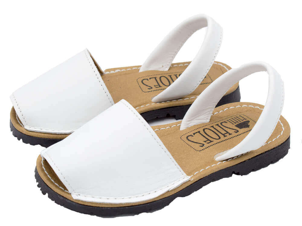 Mini Shoes Kids - Leather Slingback Avarcas Sandals