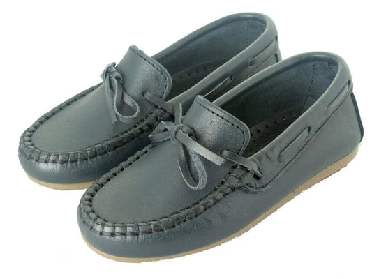 Mini Shoes Kids - Leather Bow Loafer