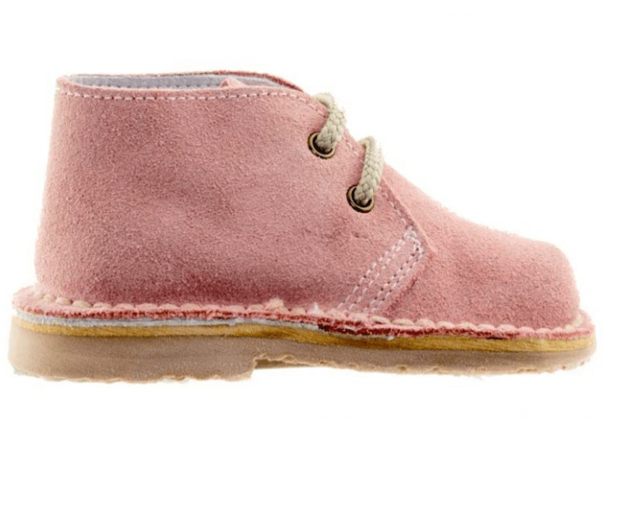 Mini Shoes Kids - Suede Safari Boots with Laces