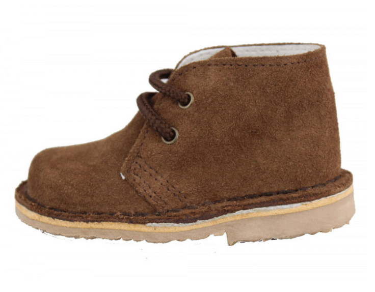 Mini Shoes Kids - Suede Safari Boots with Laces