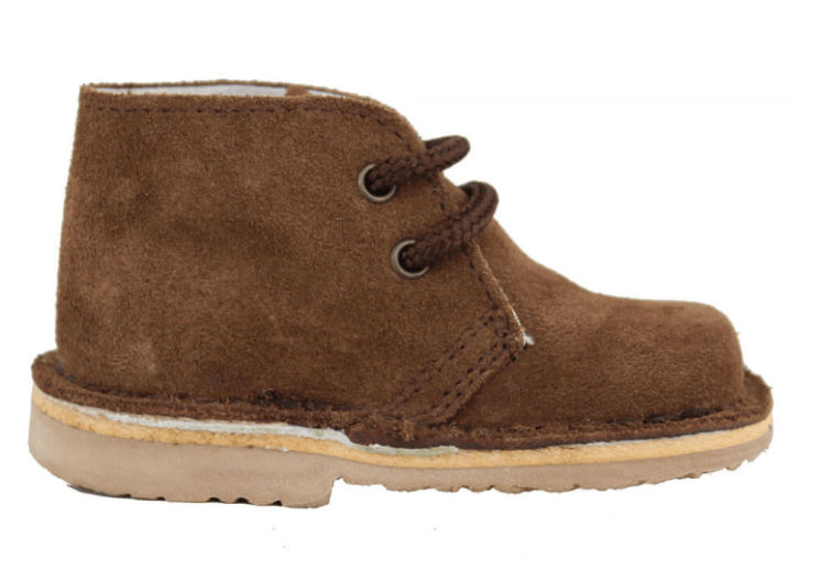 Mini Shoes Kids - Suede Safari Boots with Laces