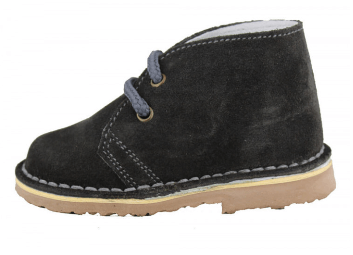 Mini Shoes Kids - Suede Safari Boots with Laces