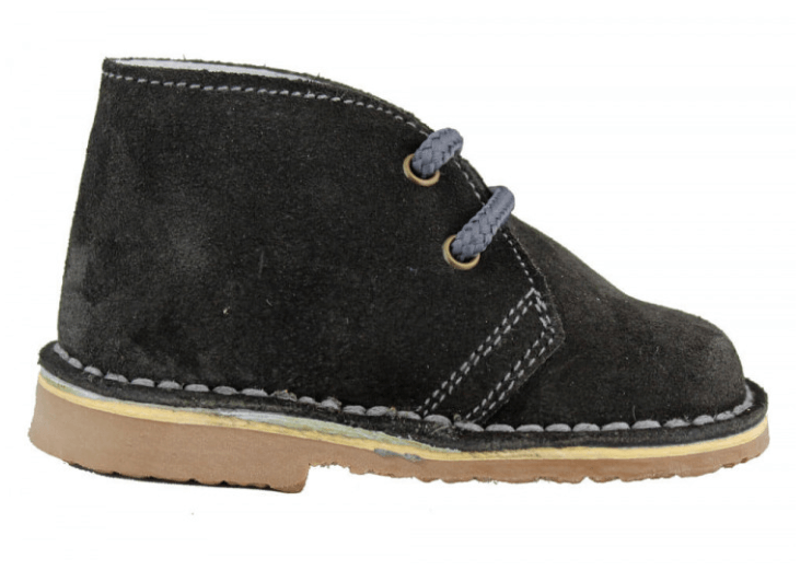 Mini Shoes Kids - Suede Safari Boots with Laces